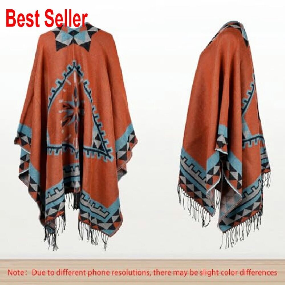 Oversized Pashmina Shawl Soft Winter Warm Blanket Scarf Elegant Retro - Picture 3 of 7
